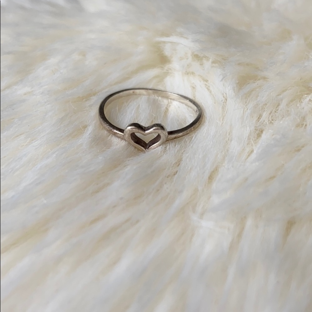 Silver Heart Ring